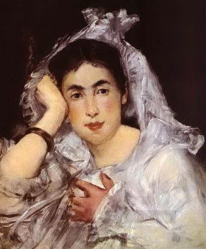 Édouard Manet Painting - Marguerite de Conflans con capucha Eduard Manet